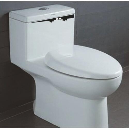 1PC DIY fun peeping monster toilet bathroom wall sticker decal art removable creative personality home decoration