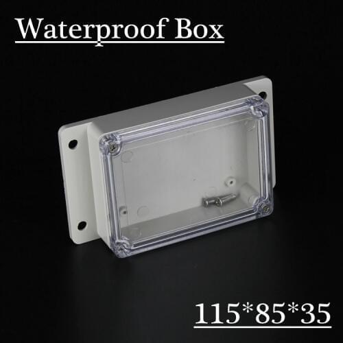 115*85*35mm Waterproof Sealed Wall-mounted Electronic Project Enclosure Housing DIY IP65 Junction Outlet Switch Control Box