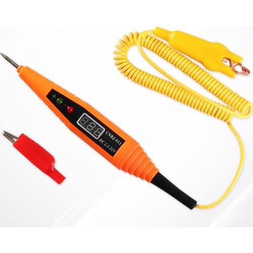 2.5-32V Automotive Circuit Tester, Extended Spring Test Lead Circuit Tester, with Sharp Probe, Suitable for Low-voltage System