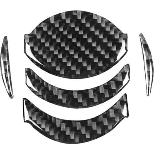 5Pcs Panel Trim Compact Self-adhesive Carbon Fiber Interior Air Vent Panel Decor Sticker for Nissan GTR R35 2008-2016