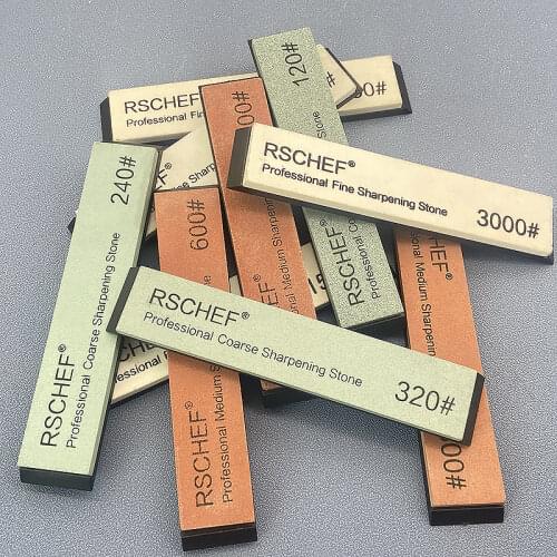 Diamond 120-3000#Professional diamond sharpening stone White corundum sharpening strip with base fixed sharpener