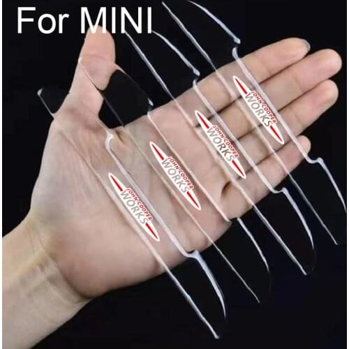 Car accessories car door anti-collision strip decoration For MINI Cooper r50 R56 R55 R60 R61 F54 F55 F56 F57 F Car stickers