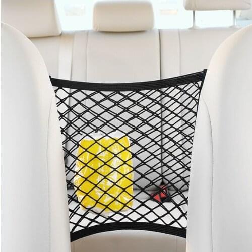 Car seat side mesh pocket interior accessories for Chevrolet Cruze TRAX Aveo Lova Sail EPICA Captiva Malibu Volt Camaro Cobalt
