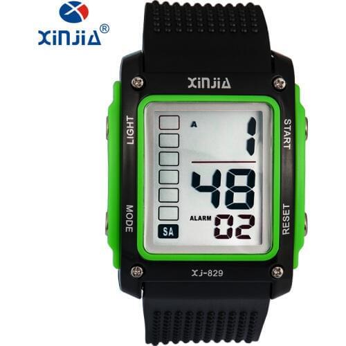 XINJIA Fashion Big Number Casual Sports Digital Watches For Men Children Outdoor Running 30m Waterproof Military Kids Fitness
