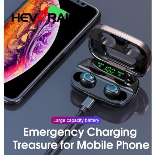 Dropshipping for S11 Drop Ship 3500mAh LED Bluetooth Wireless Headphones Earphones Earbuds TWS Touch Control Sport Noise Cancel