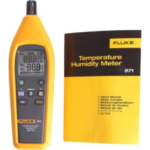 Fluke Fluke Thermometer F971 Digital Temperature Humidity Measuring Instrument Thermometer Temperature Meter Moisture Meter