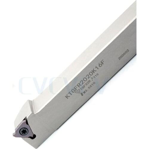 KTGFSL1212H16 KTGFR2020K16F CNC Turning Cutting No Unbiased Head Stand Up install Lathe Groove Tools Holder Spring Steel Durable