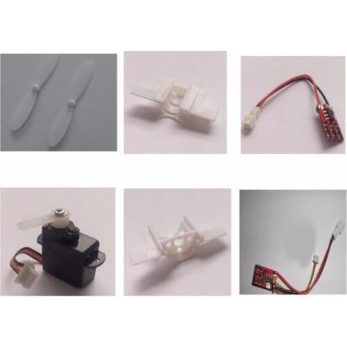 Macfree mini F-22 F22 RC Airplane apare parts blade servo ESC motor pulley Steering gear receiving with flight control