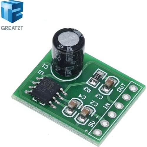 GREATZT DC 5V Mini Mono Audio Amplifier Board Stereo Single Channel 5W Digital Amplifier Module Single Sound Track XTP8871 8871