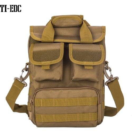 Men Military Tactical Sport Bag Molle Messenger Shoulder Bags Waterproof Camouflage Single Belt Sack Handbags Outdoor