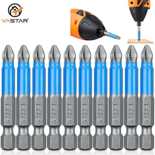 10/5/3Pcs Screwdriver Bits Set 50mm PH2 Anti-slip with Magnetic 1/4" Hex Shank Fits Hand Electric Drill Driver Hand Tools