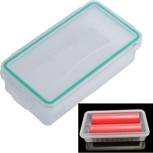 Newest 18650 Battery Case Holder Storage Box Hard Wear-resistant Plastic Case Waterproof Batteries Protector Cover Free Shipping