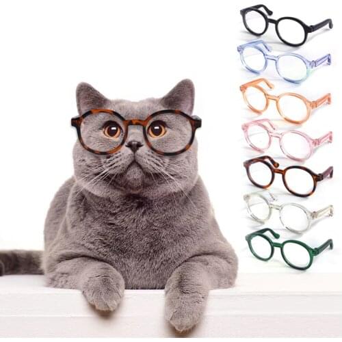 New Pet Dogs Glasses Cats Plastic Glasses Personality Funny Cat Accessory Decorations For Small Medium Dog Pets Accessorie