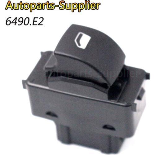 6490.E2 For Peugeot Partner Tepee 207 Citroen Berlingo Window Regulator Switch 6554.QK Button 6490E2 6494 E2