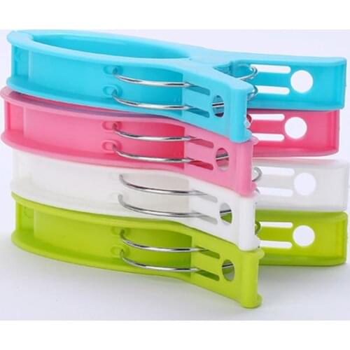 Plastic Beach Towels Clips For Sunbeds Sun Lounger Animal Decorative Clothes Pegs Pins Large Size Drying Racks Retaining Clips