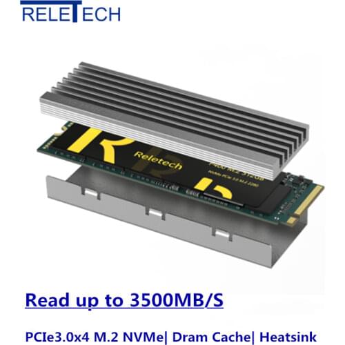 Reletech ssd m2 nvme 1tb 2tb TBW PCIe Solid State Drive DRAM Cache 2280 TLC Internal Hard Disk hdd for Laptop and Desktop
