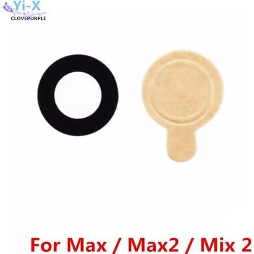10pcs/lot Rear Back Camera Glass Lens For Xiaomi Max Max 2 Mix 2 Lens For Mi Max Max2 MIx2 with sticker