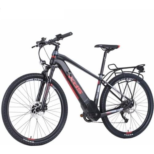 27.5 Inch Adults Assisted Off Road Mountain Bicycle 36V 9.6AH 80KM Red/Blue Electric Bicycle E Bike With Hydraulic Brake