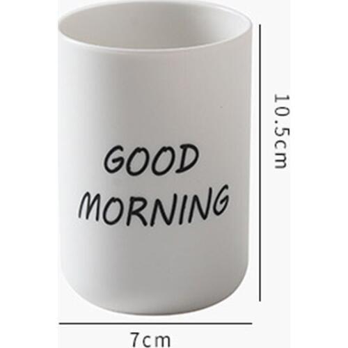 1Pcs Simplicity Series Fashion PP Material Couple Toothbrush Cup Eco-Friendly Durable Home Bathroom Tumblers