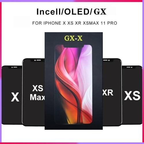5 Piece HE GX Pantalla OLED Display For iPhone X XS LCD Display Touch Screen Digitizer Assembly For iPhoneX XS Max