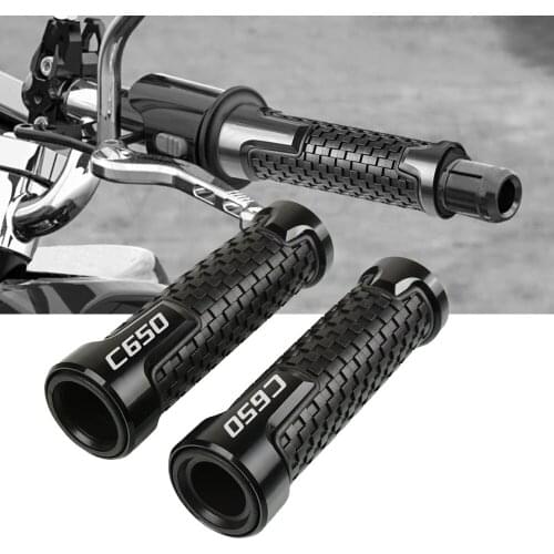 7/8"22mm cnc Aluminum Motorcycle Accessories Handle Bar Grip handle grips For BMW C650 SPORT 2012-2019 2014 2015 2016 2017 2018