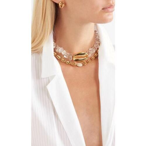 Bohemian gold color shell necklace ladies natural stone beach holiday accessories popular jewelry birthday gift summer 2020