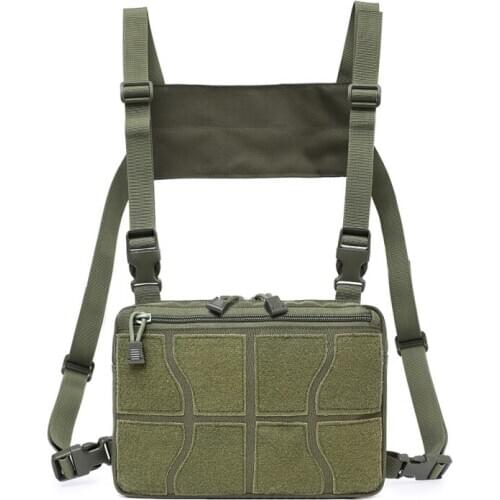 Outdoor Sports Hunting Bag Adjustable Tactical Chest Rig Shoulder Bag Waist Packs Chest Recon Bag Tools Pouch