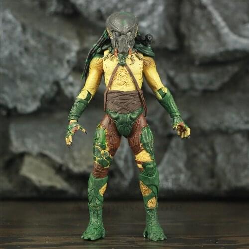 RARE Original NECA Predators Series 2 Tracker Predator 7" Scale Action Figure NECA Real Toys Collectible Dolls Model Loose