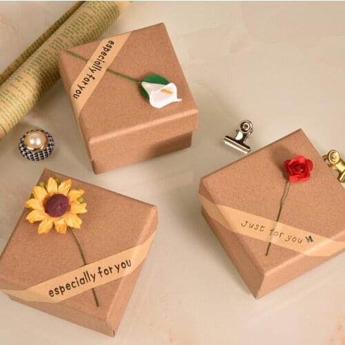 Retro Simple watch box paper Creative storage watch display box caja reloj clock box for watches woman watches box