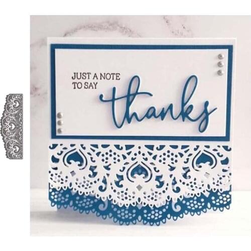Lace Metal Cutting Dies for Scrapbooking Handmade Tools Mold Cut Stencil New 2021 DIY Card Make Mould Model Craft Decoration