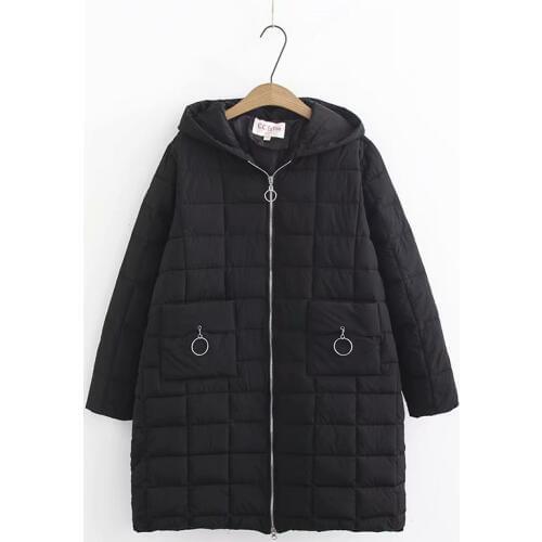 Plus Size 3XL 4XL 5XL womens Winter Jackets Hooded Stand Collar Cotton Padded Female Coat Winter Women Long Parka Warm Thicken