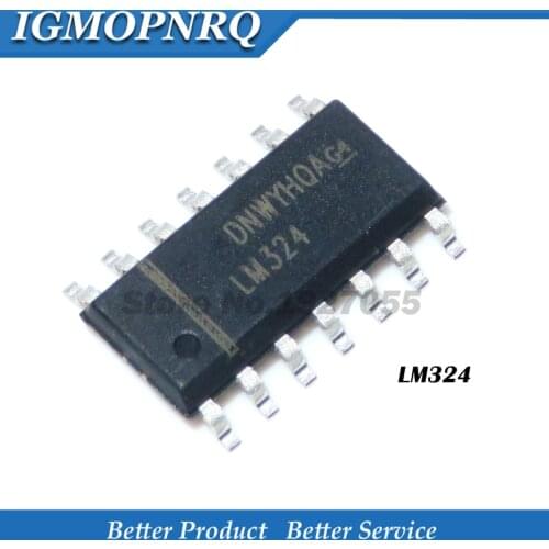 20pcs/lot LM324A LM324ADR Low Quad Operational Amplifier Chip SOP-14 new