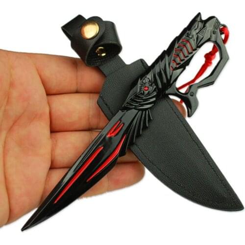 Weapon Model Toys Alloy Repair Rover Zinc Alloy Metal With Holster 16cm Unopened Toy Knife