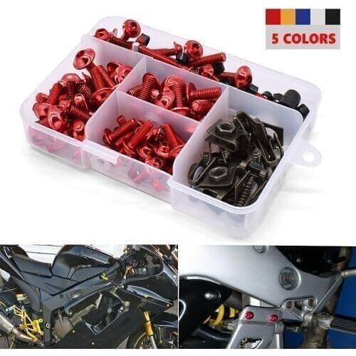 Motorcycle Full Fairing Bolts Kit Screws Fastener Clips Screw Nuts For Ducati MONSTER S2R 800 748 916 996 998 848 M620 M750
