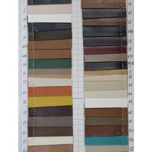 New PU leather factory wholesale Napa grain leather fabric many colors are in stock for choose