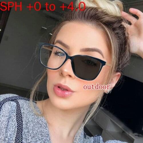 Women Progressive Multifocal Glasses Reading Women Men Photochromic Outdoor Points for Reader Near Far Sight Diopter NX