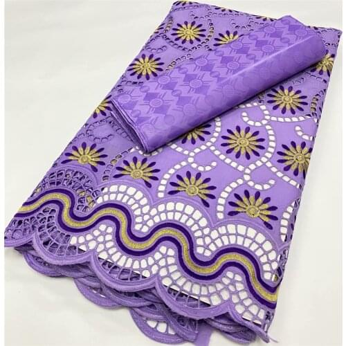 SJ Lace Swiss voile lace in switzerland african lace fabric swiss lace fabric 2.5+2.5yards bazin riche fabric 100%cotton T1-97