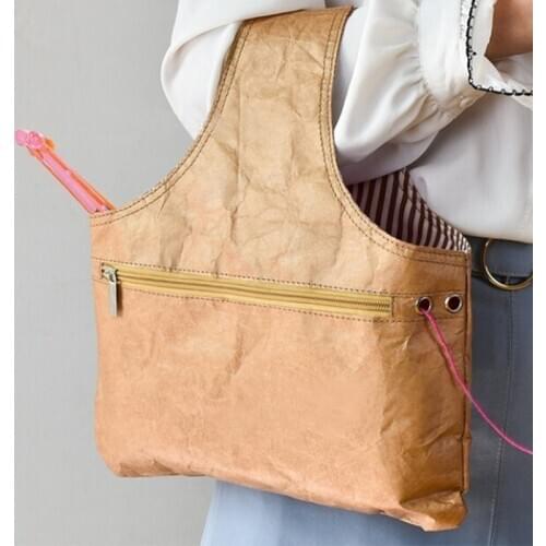 1PCS Tote Crochet Needles Sewing Handbag Yarn Bag Wool Holder Knitting Wrist Bag Handbag for DIY Supplies