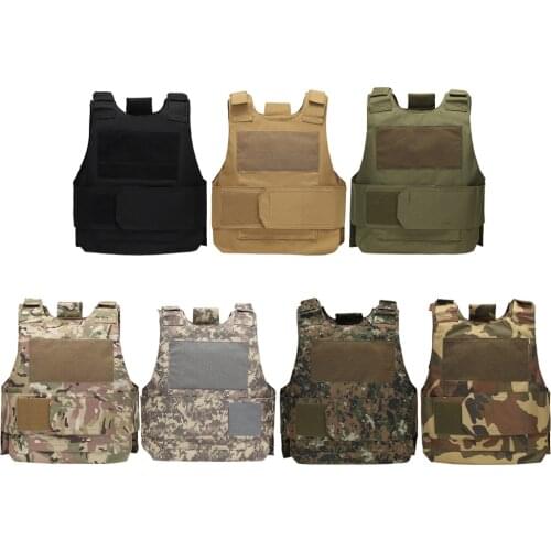 High Quality Tactical Army Vest Down Body Armor Plate Tactical Airsoft Carrier Vest CP Camo Hunting Police Combat Cs Clothes