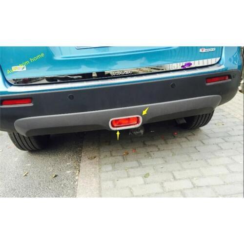 Lapetus Rear Brake Parking Lights Cover Trim 2 Pcs / Set For Suzuki Vitara Escudo 2015 2016 2017 2018 2019 ABS Auto Accessories