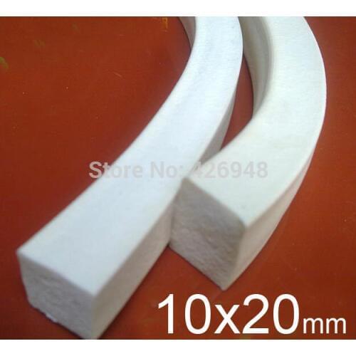 10X20mm 10mm width 20mm height Silicone foam strip,silica gel Sealing strip, Silicone Article sponge Square bar flat bar