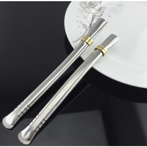 300pcs Stainless Steel Straws Yerba Mate Tea Bombilla Reusable Bombilla Drinking Straws Filtered Tea Straw LIN5117