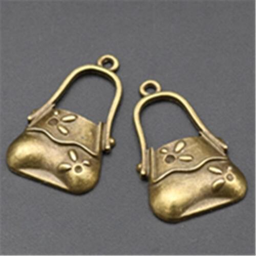 6pcs fashion ladies handbags charm earrings necklaces DIY jewelry handmade pendants A647