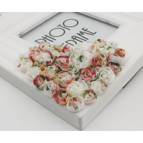 150pcs 4" print chiffon rose heart applique for toddlers clothing making heart patch girls hair dress accessories