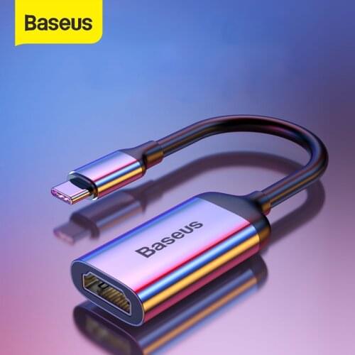 Baseus Type C HUB to HDMI 4K VGA Mini DP Adapter For MacBook Pro Air USB-C HUB Splitter Converter For Huawei Matebook HUB
