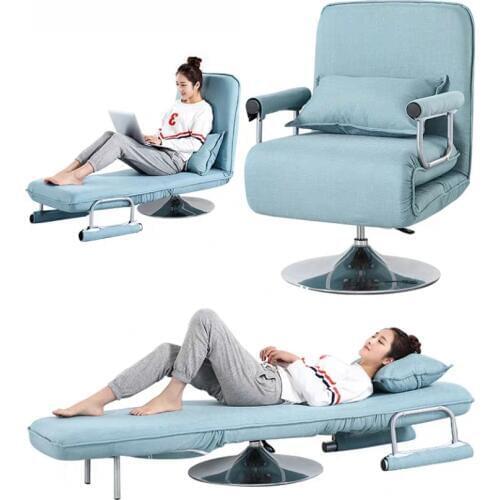 Multi function office chair lounge chair folding lunch break sofa chair home reclining chair simple single sofa bed L190*W68cm