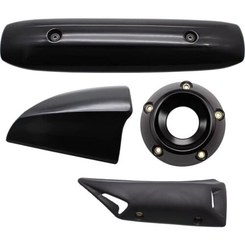 Motorcycle Exhaust Pipe Cover Cowl For Yamaha XP500 TMAX500 2011-2016 T-MAX TMAX T MAX 530 2011 2012 2013 2014 2015 2016