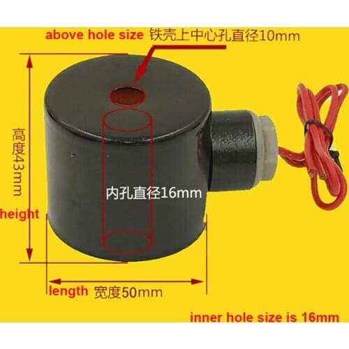 Copper Coil 2W Solenoid Valve Water Valve Valve Coil 2W160-15 2W200-20 2W250-25 220V 24V 12V