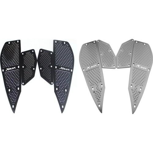 For Yamaha Xmax 300 Foot Pegs Plates X Max 300 Footrest Step Pads Xmax 300 For Yamaha Motorcycle Cnc Accessories