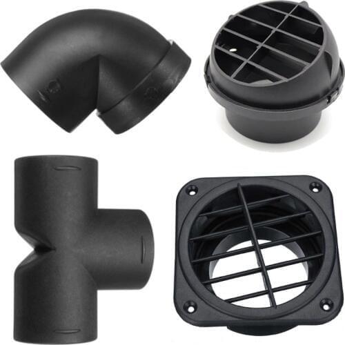 Air Vent Ducting T L Piece Elbow Pipe Outlet Exhaust Connector joiner For Webasto Eberspaecher Diesel Parking Heater Accessory